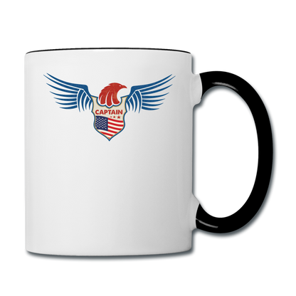 Captain - Eagle Wings - Contrast Coffee Mug - white/black