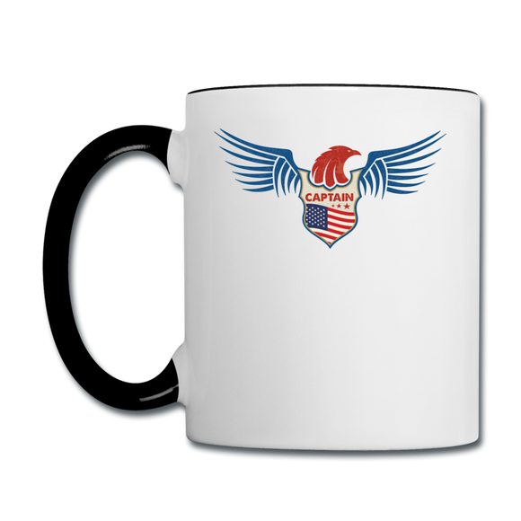 Captain - Eagle Wings - Contrast Coffee Mug - white/black