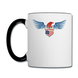 Captain - Eagle Wings - Contrast Coffee Mug - white/black