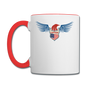 Captain - Eagle Wings - Contrast Coffee Mug - white/red