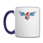 Copilot - Eagle Wings - Contrast Coffee Mug - white/cobalt blue