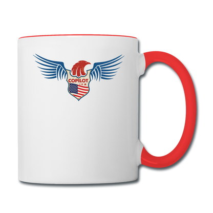 Copilot - Eagle Wings - Contrast Coffee Mug - white/red