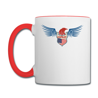 Copilot - Eagle Wings - Contrast Coffee Mug - white/red