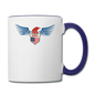 Pilot - Eagle Wings - Contrast Coffee Mug - white/cobalt blue