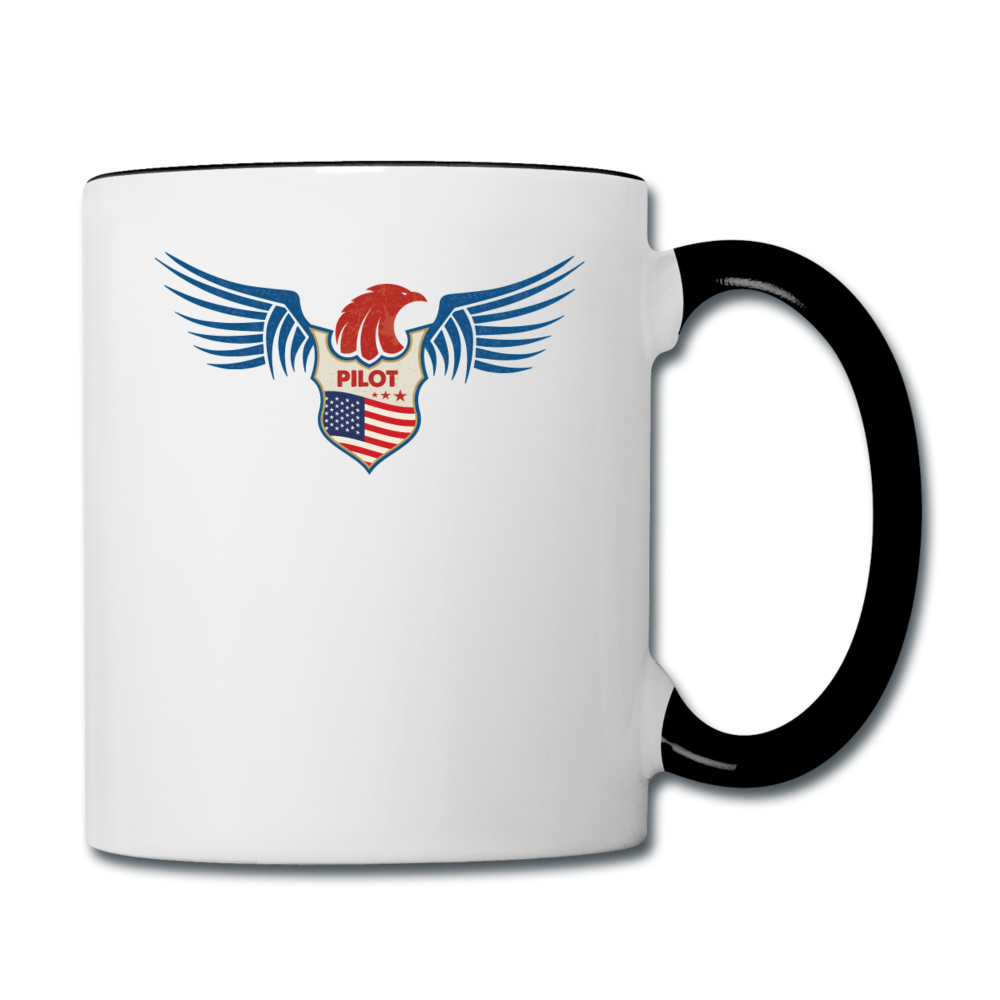 Pilot - Eagle Wings - Contrast Coffee Mug - white/black