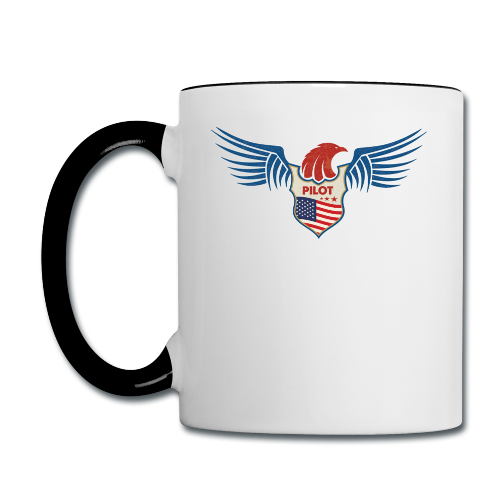 Pilot - Eagle Wings - Contrast Coffee Mug - white/black