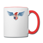 Pilot - Eagle Wings - Contrast Coffee Mug - white/red