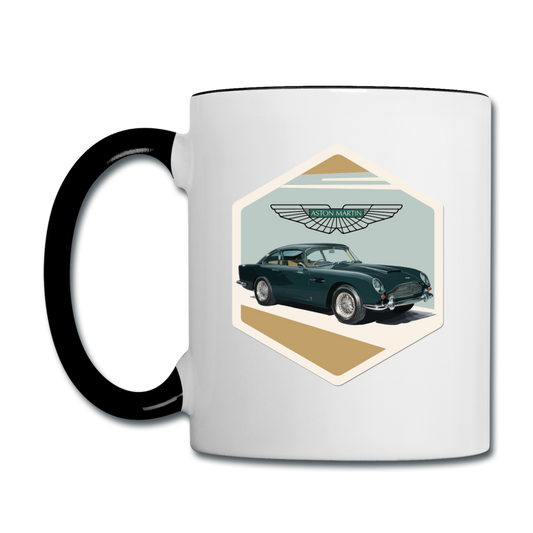 Vintage Cars - Aston Martin - Contrast Coffee Mug - white/black