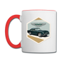 Vintage Cars - Aston Martin - Contrast Coffee Mug - white/red