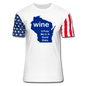 Wine - Wisconsin Good State - Stars & Stripes T-Shirt - white