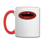 Vintage Cars - Bugatti - Contrast Coffee Mug - white/red