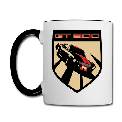 Vintage Cars - GT 500 - Contrast Coffee Mug - white/black