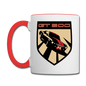 Vintage Cars - GT 500 - Contrast Coffee Mug - white/red