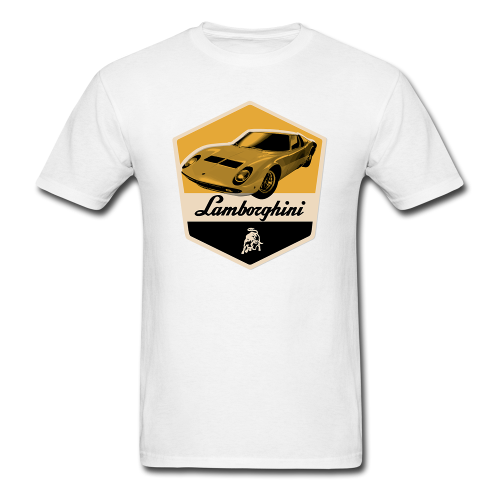 Vintage Cars - Lamborghini - Unisex Classic T-Shirt - white