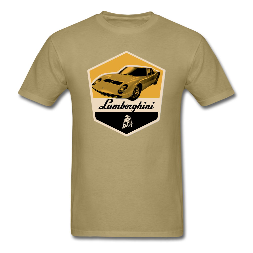 Vintage Cars - Lamborghini - Unisex Classic T-Shirt - khaki