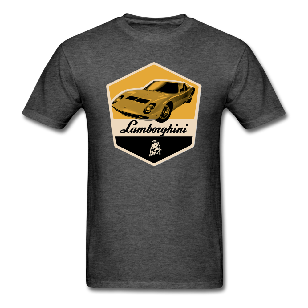 Vintage Cars - Lamborghini - Unisex Classic T-Shirt - heather black