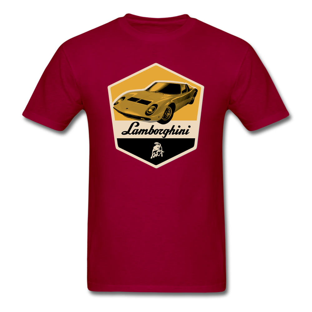 Vintage Cars - Lamborghini - Unisex Classic T-Shirt - dark red