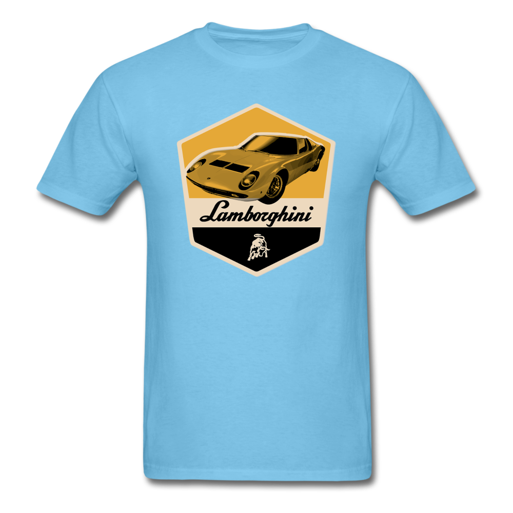 Vintage Cars - Lamborghini - Unisex Classic T-Shirt - aquatic blue