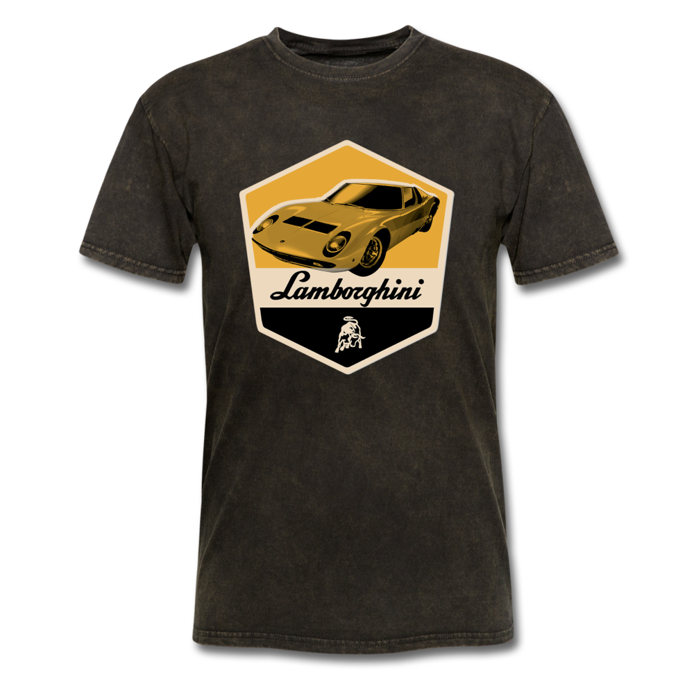 Vintage Cars - Lamborghini - Unisex Classic T-Shirt - mineral black