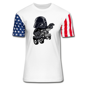 Darth Vader - Hot Rod - Stars & Stripes T-Shirt - white