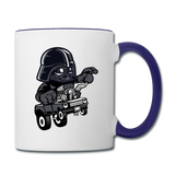 Darth Vader - Hot Rod - Contrast Coffee Mug - white/cobalt blue