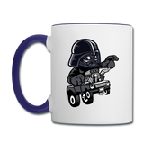 Darth Vader - Hot Rod - Contrast Coffee Mug - white/cobalt blue