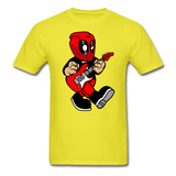 Deadpool - Rockstar - Unisex Classic T-Shirt - yellow