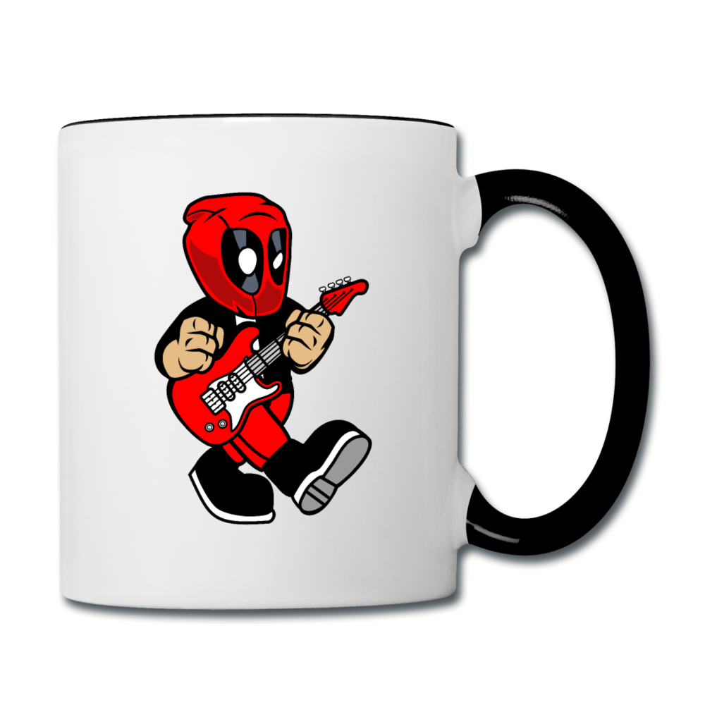 Deadpool - Rockstar - Contrast Coffee Mug - white/black