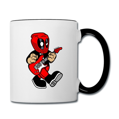 Deadpool - Rockstar - Contrast Coffee Mug - white/black