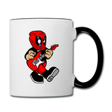 Deadpool - Rockstar - Contrast Coffee Mug - white/black