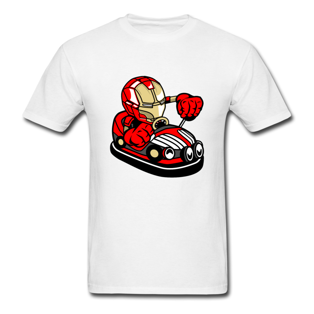 Iron Man - Bumper Car - Unisex Classic T-Shirt - white