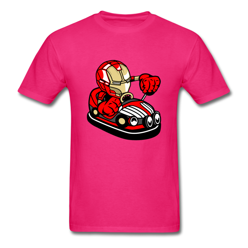 Iron Man - Bumper Car - Unisex Classic T-Shirt - fuchsia