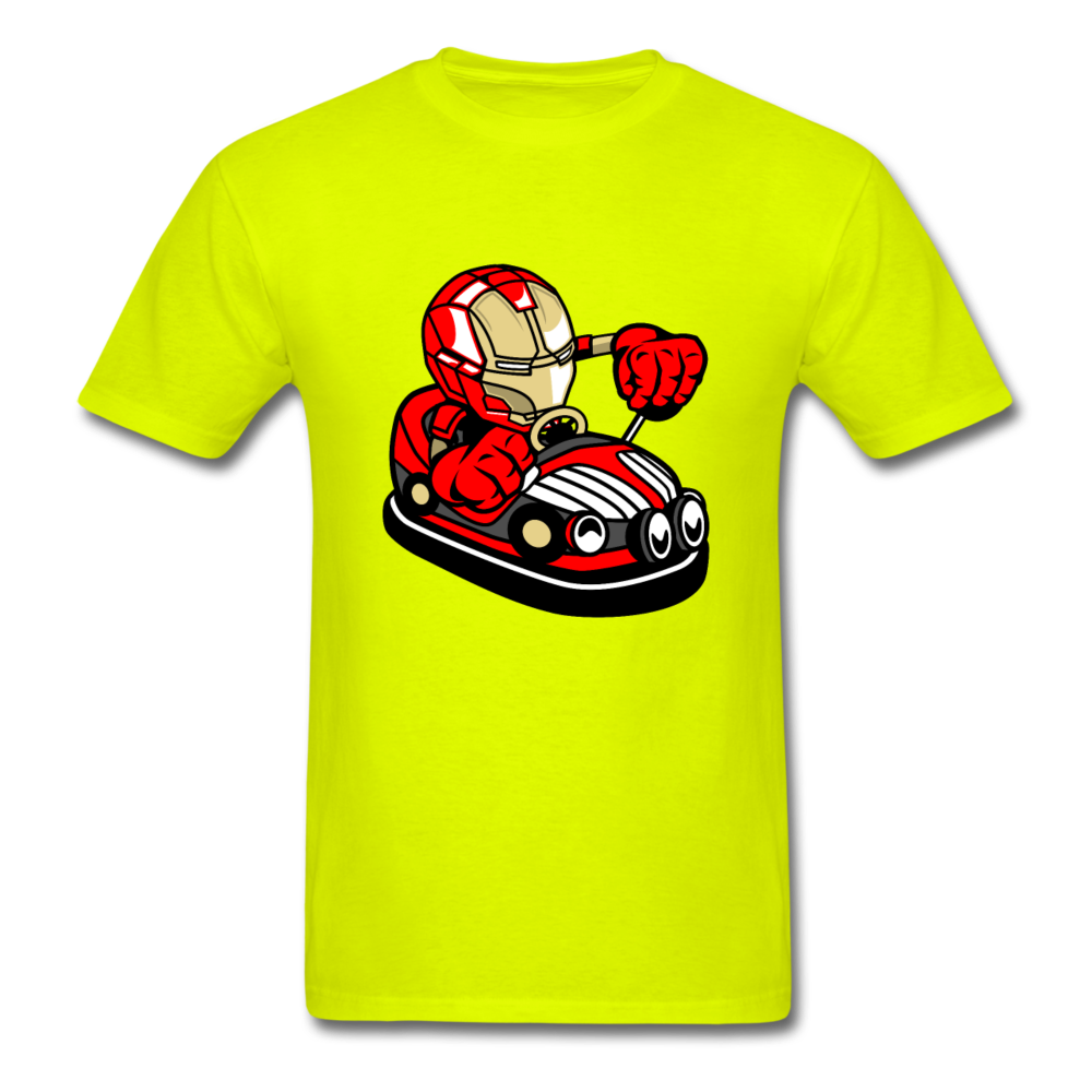 Iron Man - Bumper Car - Unisex Classic T-Shirt - safety green