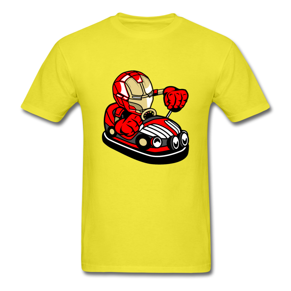 Iron Man - Bumper Car - Unisex Classic T-Shirt - yellow