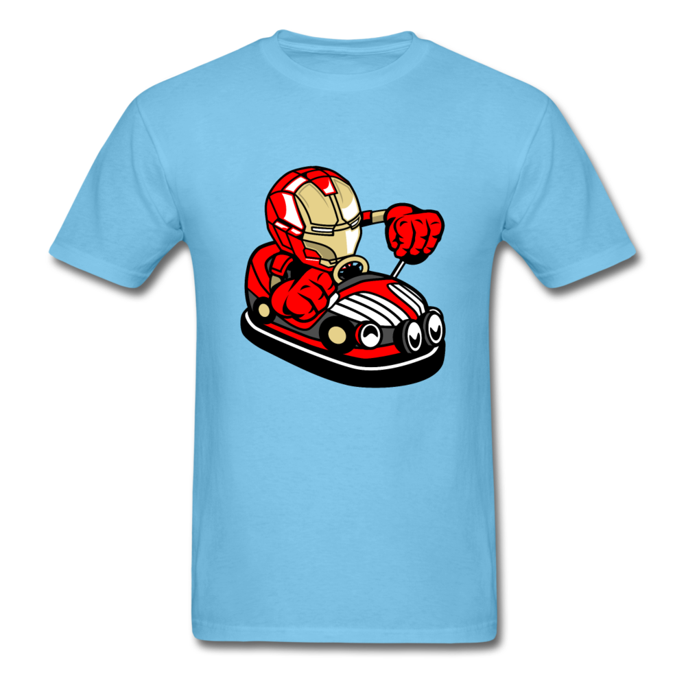 Iron Man - Bumper Car - Unisex Classic T-Shirt - aquatic blue