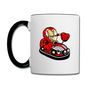 Iron Man - Bumper Car - Contrast Coffee Mug - white/black