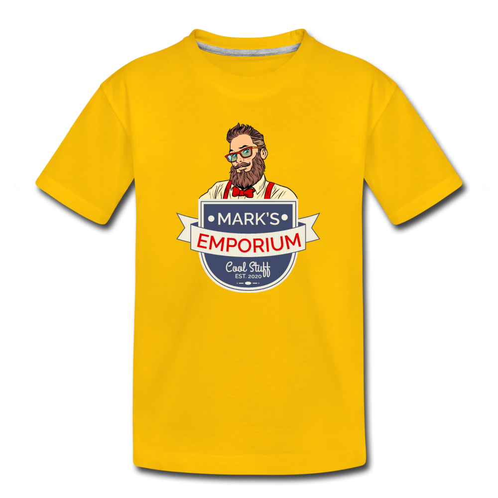 SPOD - Mark's Emporium Logo - Kids' Premium T-Shirt - sun yellow