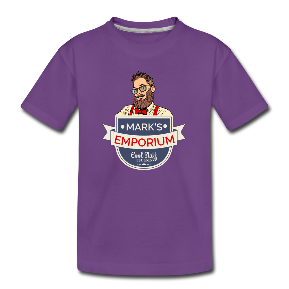 SPOD - Mark's Emporium Logo - Kids' Premium T-Shirt - purple