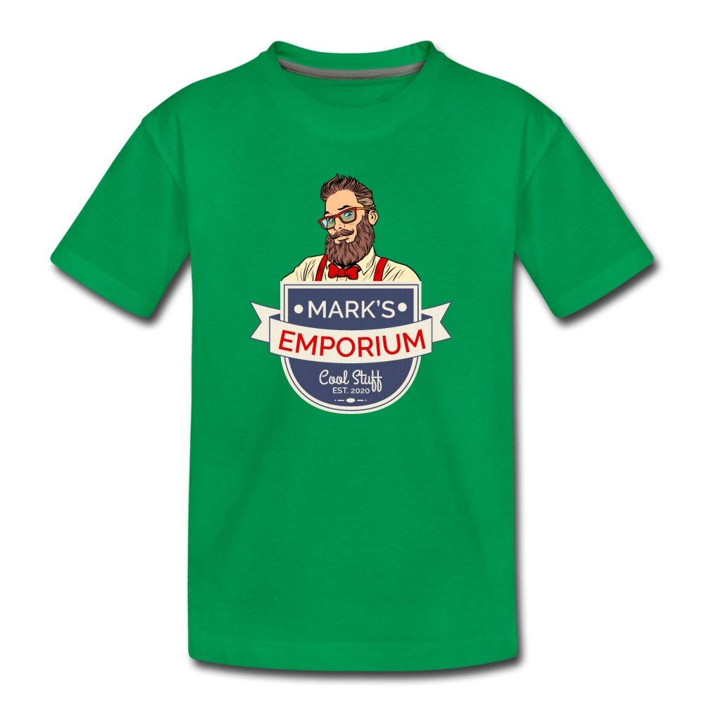 SPOD - Mark's Emporium Logo - Kids' Premium T-Shirt - kelly green