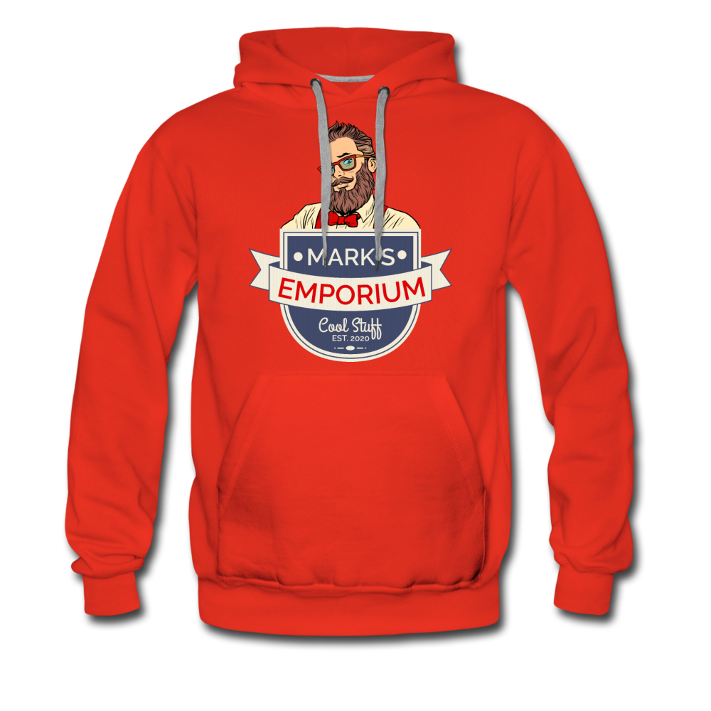 SPOD - Mark's Emporium Logo - Men’s Premium Hoodie - red