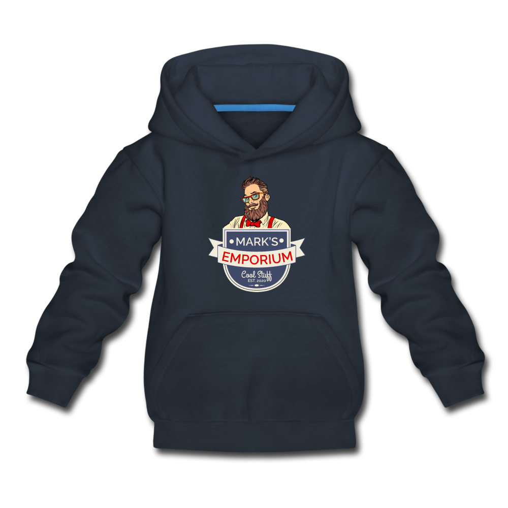 SPOD - Mark's Emporium Logo - Kids‘ Premium Hoodie - navy