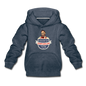 SPOD - Mark's Emporium Logo - Kids‘ Premium Hoodie - heather denim