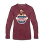 SPOD - Mark's Emporium Logo - Men's Premium Long Sleeve T-Shirt - heather burgundy