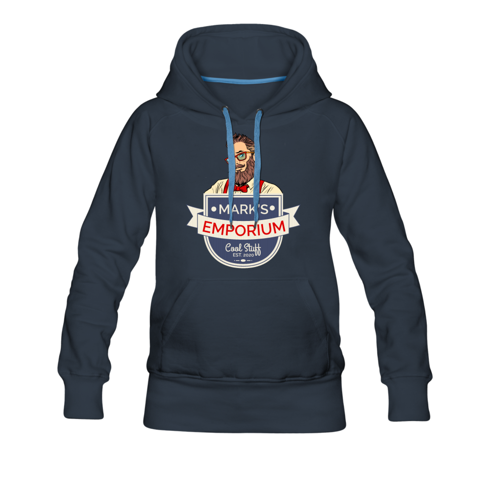 SPOD - Mark's Emporium Logo - Women’s Premium Hoodie - navy