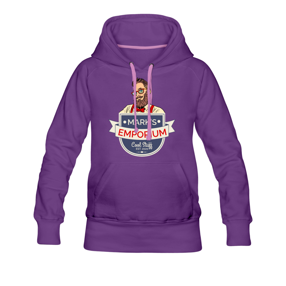 SPOD - Mark's Emporium Logo - Women’s Premium Hoodie - purple