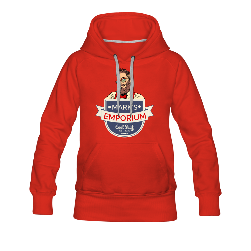 SPOD - Mark's Emporium Logo - Women’s Premium Hoodie - red