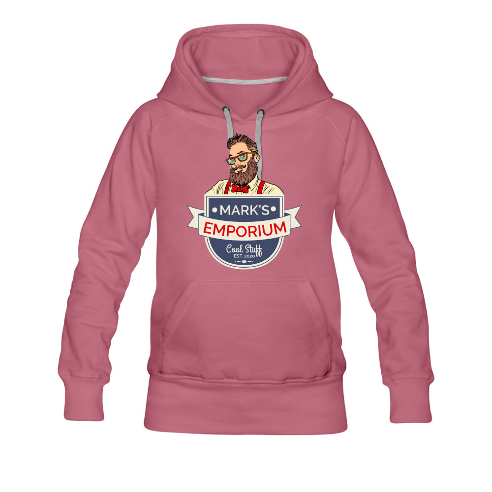 SPOD - Mark's Emporium Logo - Women’s Premium Hoodie - mauve