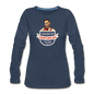 SPOD - Mark's Emporium Logo - Women's Premium Long Sleeve T-Shirt - navy