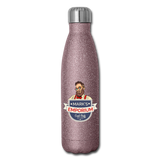 SPOD - Mark's Emporium Logo - Insulated Stainless Steel Water Bottle - pink glitter