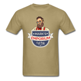 SPOD - Mark's Emporium Logo - Unisex Classic T-Shirt - v2 - khaki